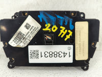 2017 Dodge Challenger Climate Control Module Temperature AC/Heater Replacement P/N:2220250 Fits OEM Used Auto Parts - Oemuse