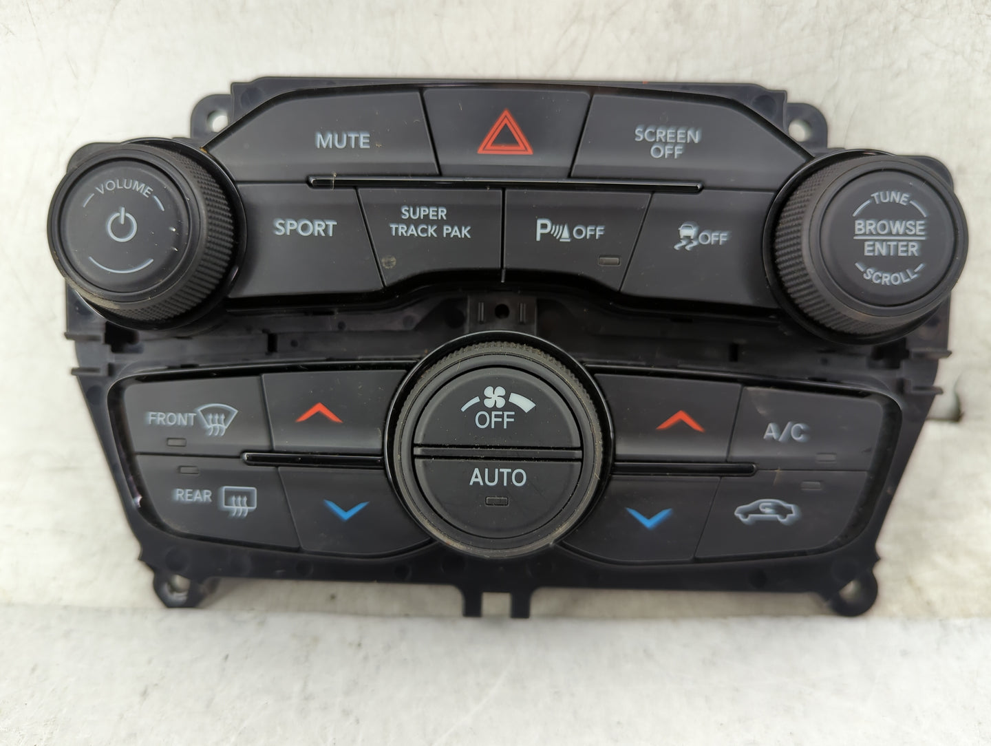 2017 Dodge Challenger Climate Control Module Temperature AC/Heater Replacement P/N:5PG702XCAD P68293600AB, 68293600AB Fits O