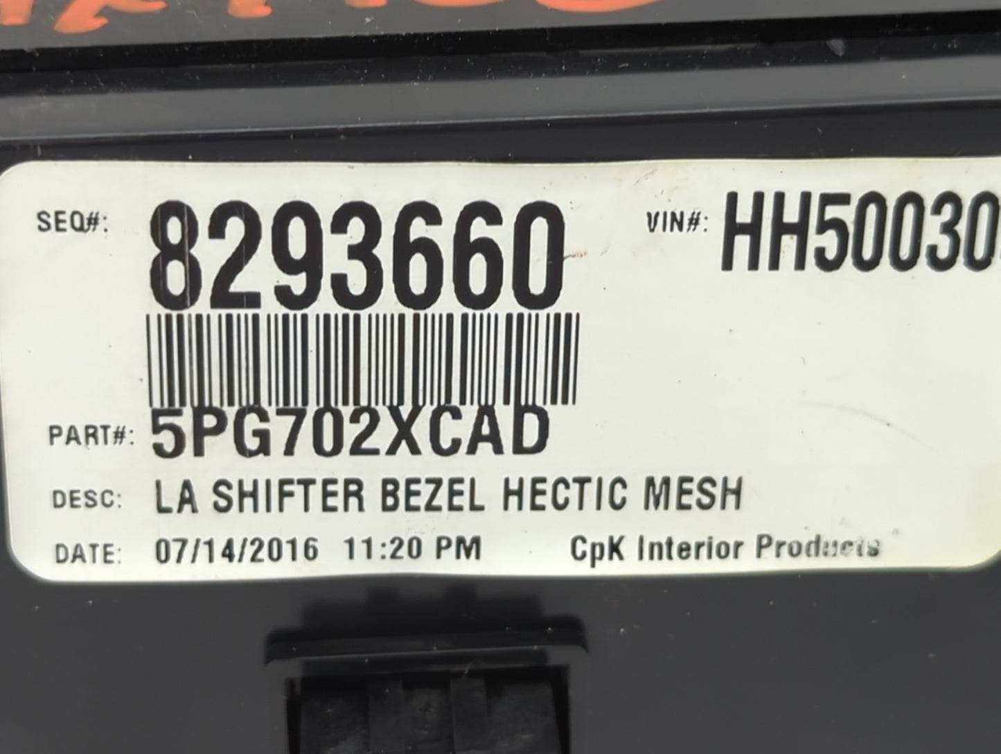 2017 Dodge Challenger Climate Control Module Temperature AC/Heater Replacement P/N:5PG702XCAD P68293600AB, 68293600AB Fits O