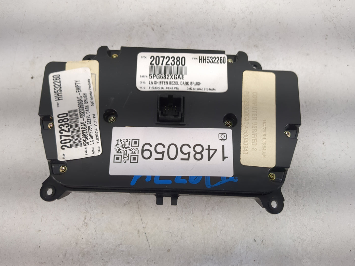 2017 Dodge Challenger Climate Control Module Temperature AC/Heater Replacement P/N:5PG682XGAE P68229806AC Fits OEM Used Auto