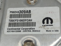 2016-2017 Dodge Challenger PCM Engine Control Computer ECU ECM PCU OEM P/N:P68243309AA P68243309AB Fits Fits 2016 2017 OEM U