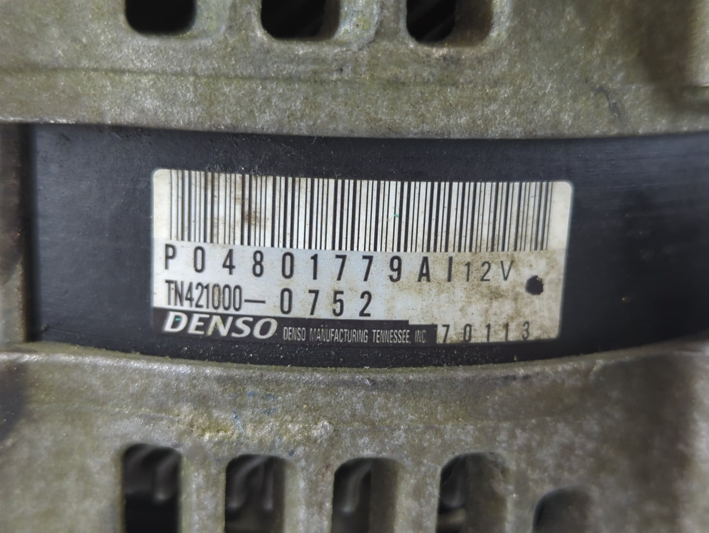 2011-2022 Dodge Challenger Alternator Replacement Generator Charging Assembly Engine OEM P/N:P04801778AF Fits OEM Used Auto 