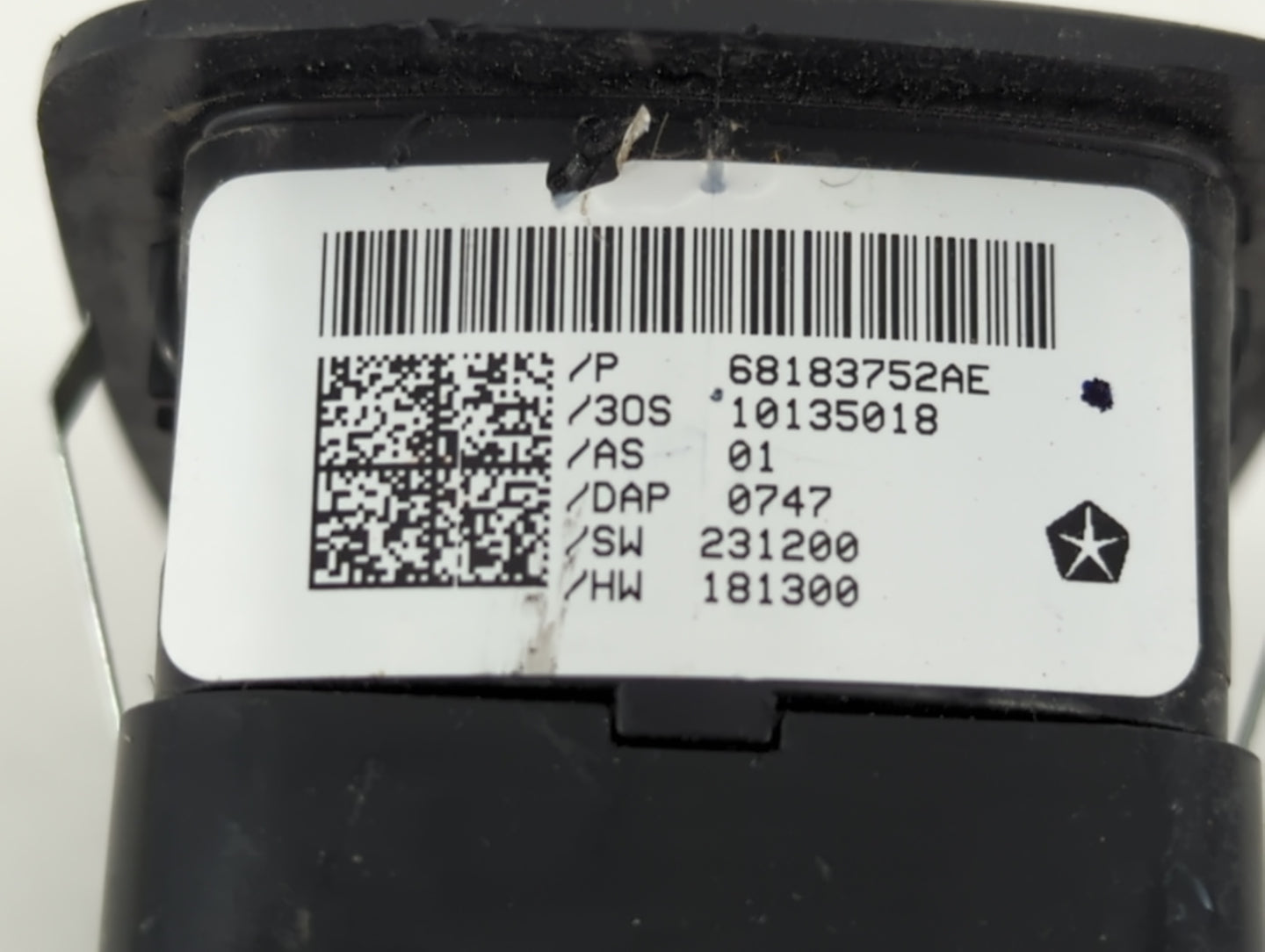 2015-2022 Dodge Challenger Master Power Window Switch Replacement Driver Side Left P/N:6813752AE Fits OEM Used Auto Parts - 