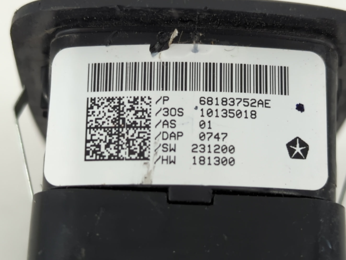 2015-2022 Dodge Challenger Master Power Window Switch Replacement Driver Side Left P/N:6813752AE Fits OEM Used Auto Parts - 