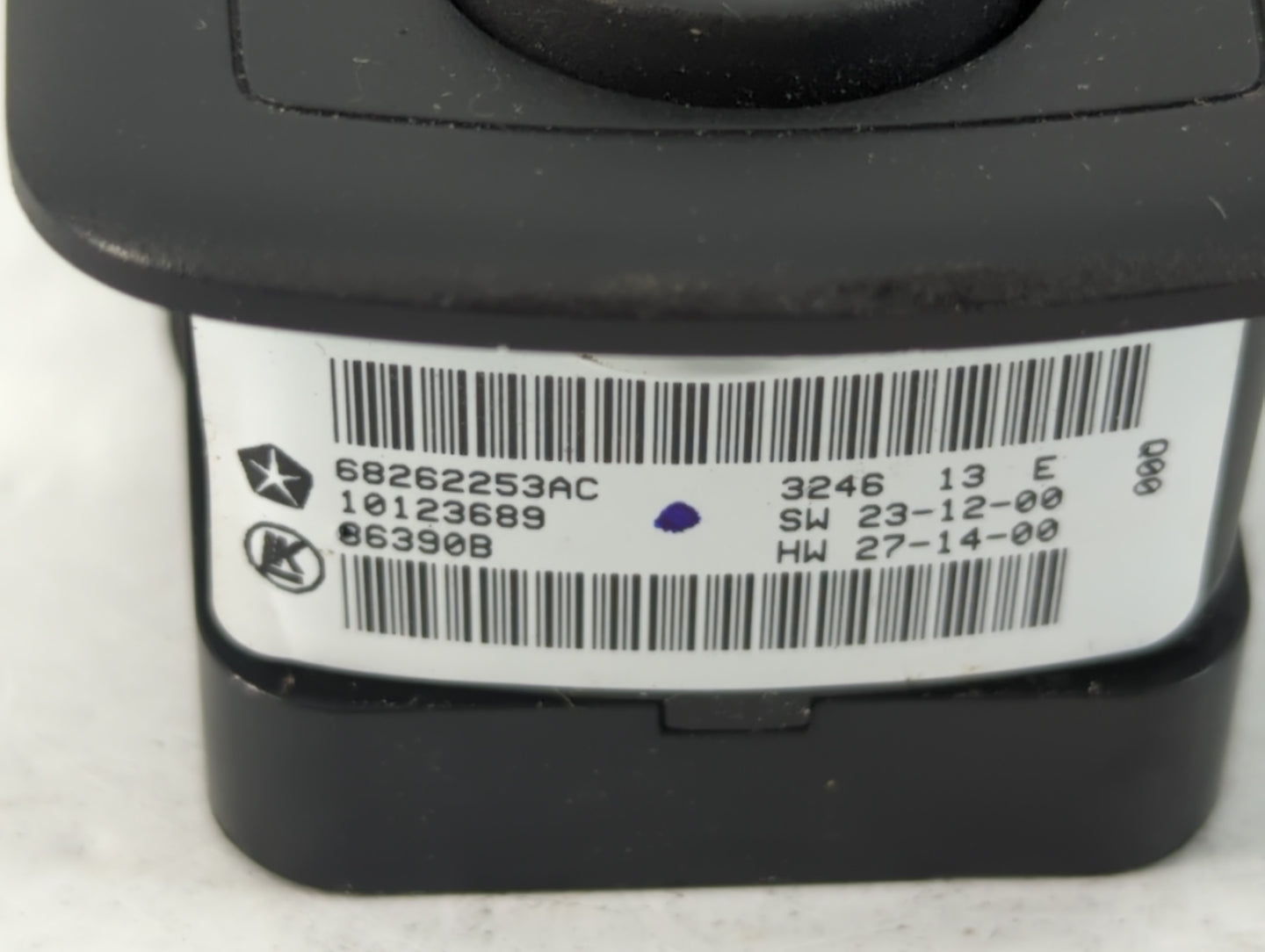 2015-2019 Dodge Charger Master Power Window Switch Replacement Driver Side Left P/N:68262253AC Fits OEM Used Auto Parts - Oe