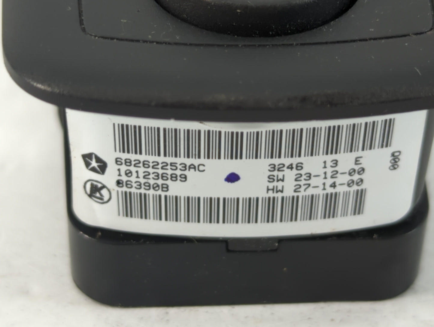 2015-2019 Dodge Charger Master Power Window Switch Replacement Driver Side Left P/N:68262253AC Fits OEM Used Auto Parts - Oe