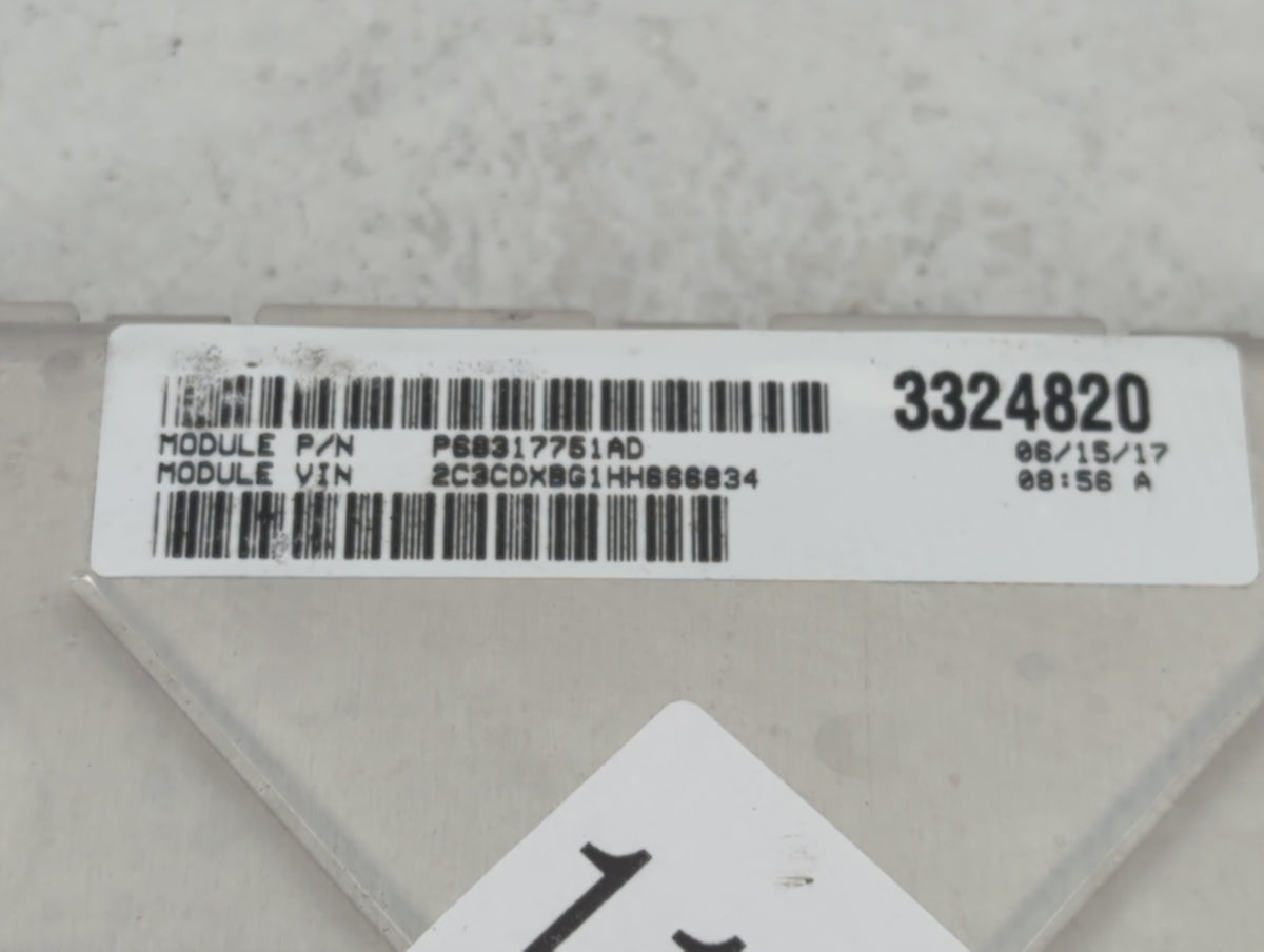 2016-2017 Dodge Charger PCM Engine Control Computer ECU ECM PCU OEM P/N:P68243309AB Fits 2016 2017 OEM Used Auto Parts - Oem