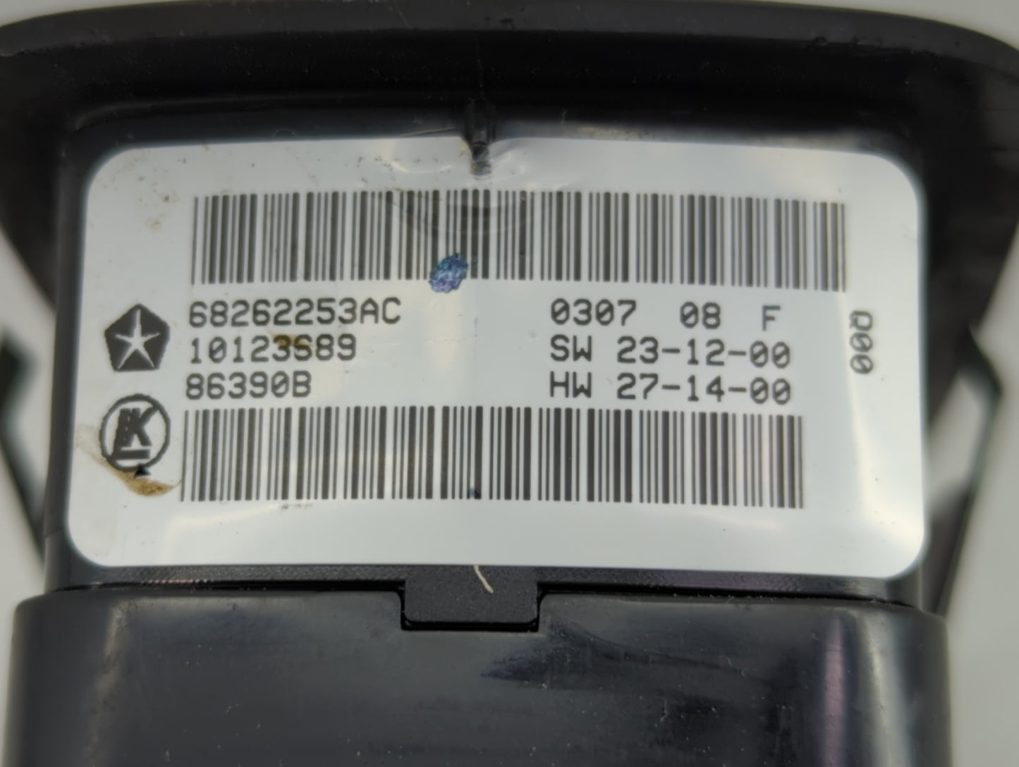 2015-2019 Dodge Charger Master Power Window Switch Replacement Driver Side Left P/N:68262253AC 68139805AB Fits OEM Used Auto