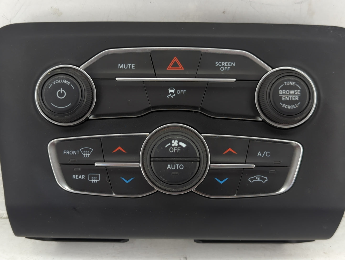 2017-2021 Dodge Charger Climate Control Module Temperature AC/Heater Replacement P/N:P68293617AG 53070471 Fits OEM Used Auto