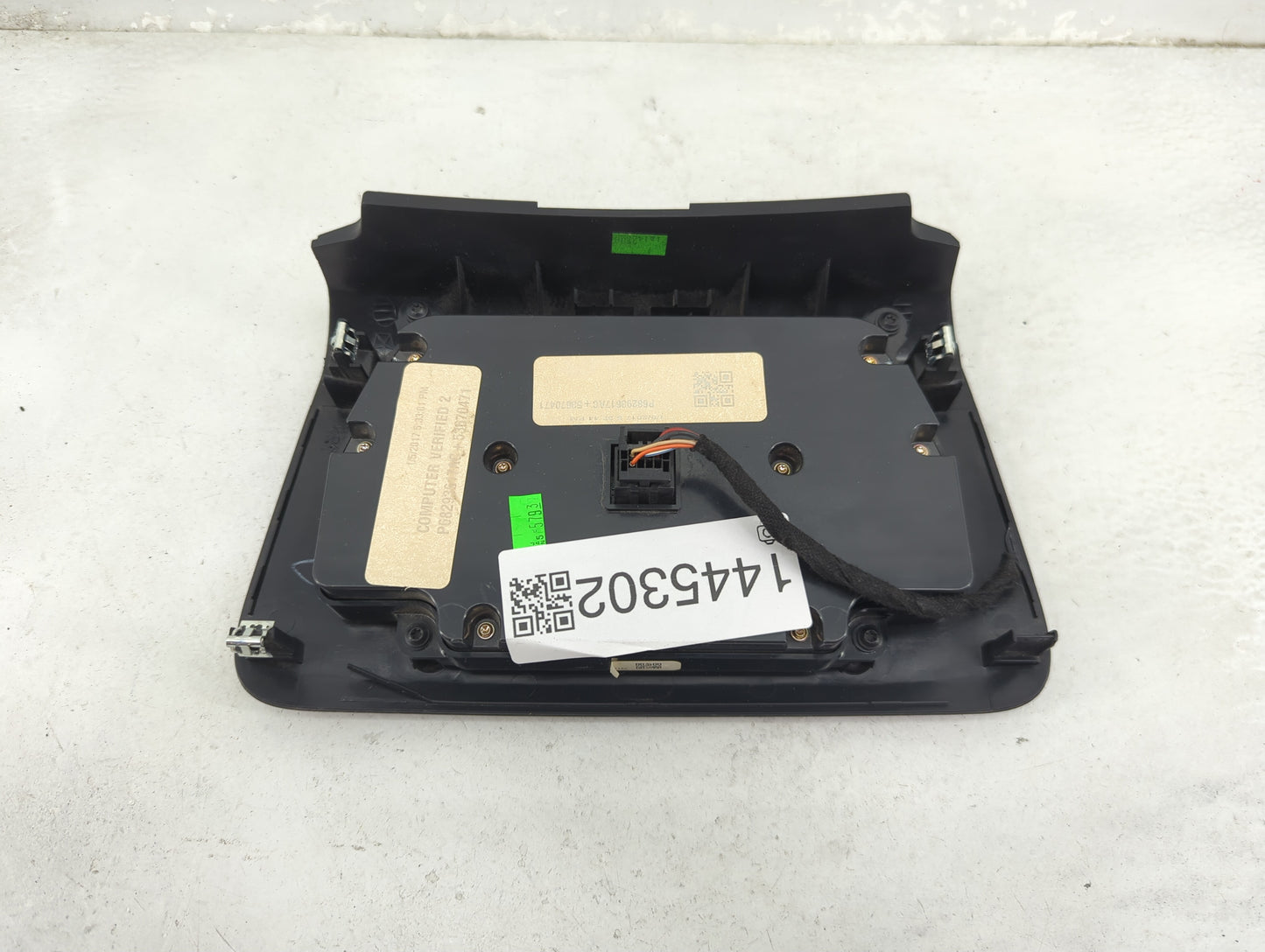 2017-2021 Dodge Charger Climate Control Module Temperature AC/Heater Replacement P/N:P68293617AG 53070471 Fits OEM Used Auto