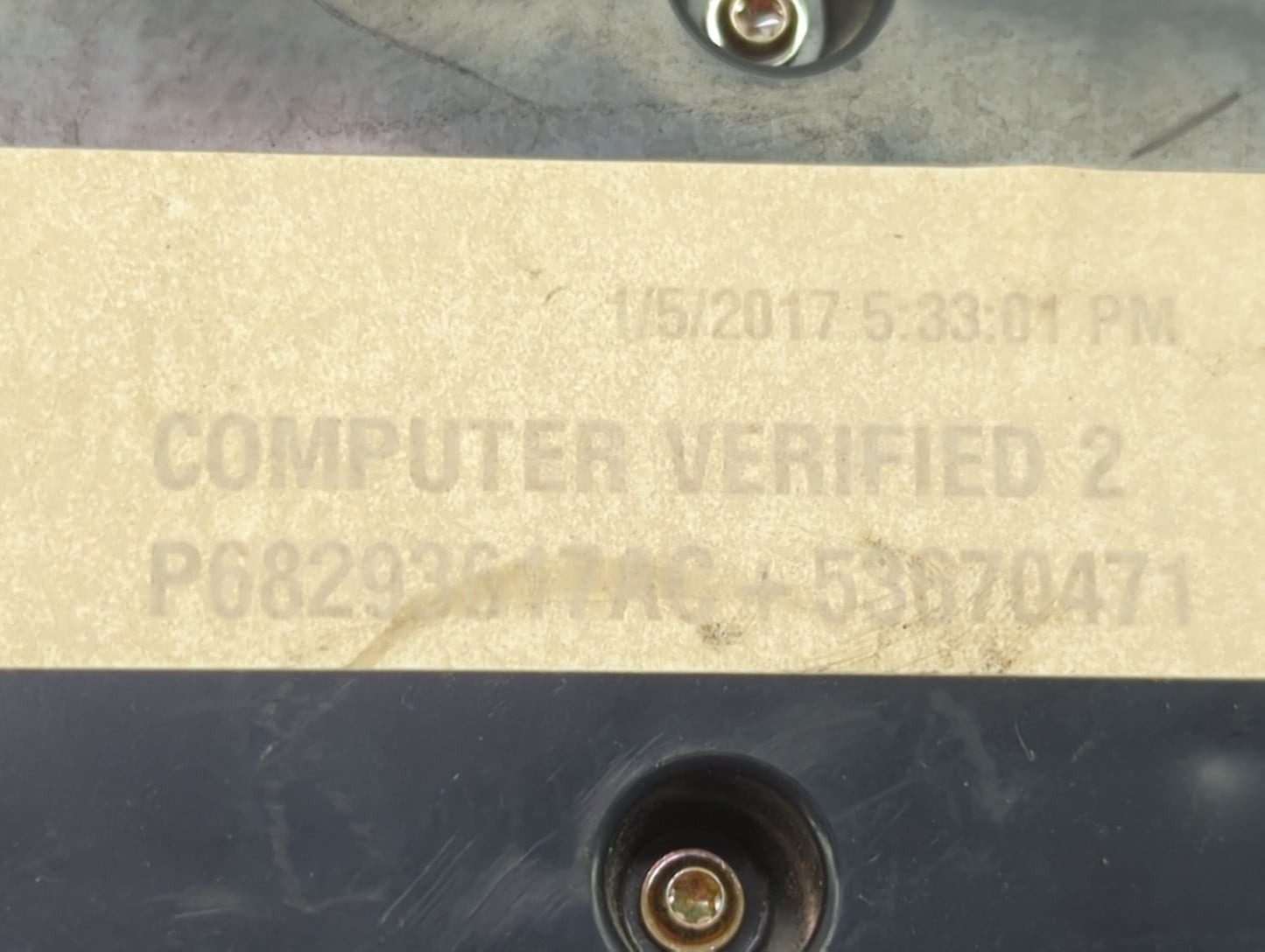 2017-2021 Dodge Charger Climate Control Module Temperature AC/Heater Replacement P/N:P68293617AG 53070471 Fits OEM Used Auto