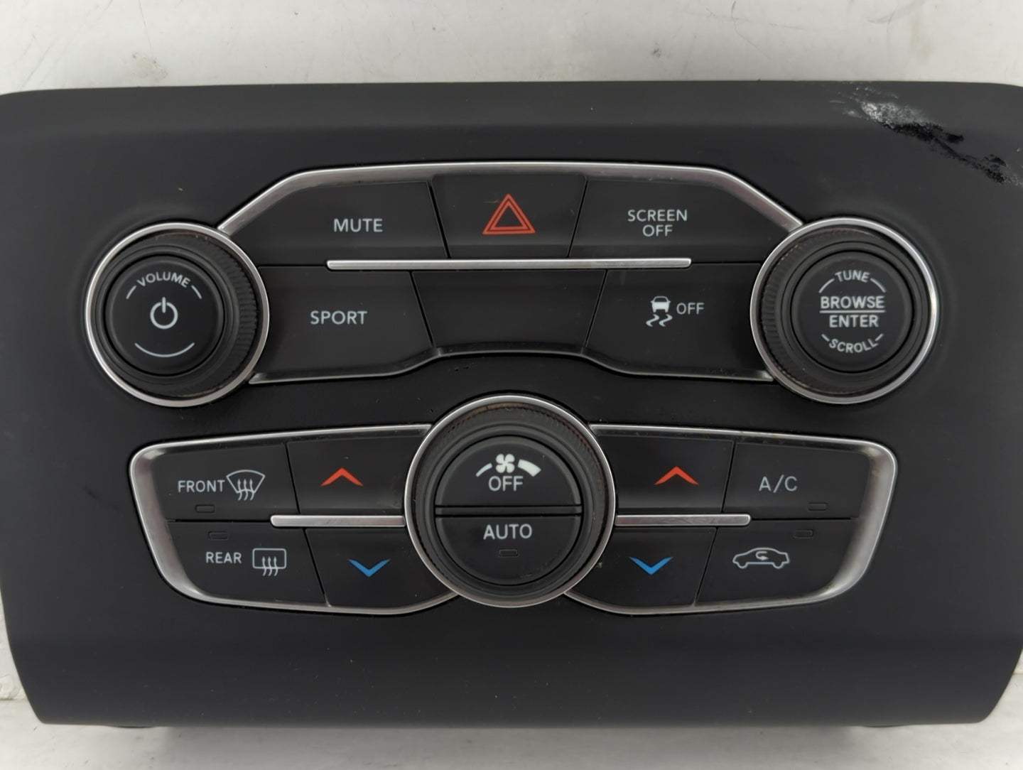 2017-2022 Dodge Charger Climate Control Module Temperature AC/Heater Replacement P/N:P68293618AC 75080826 Fits OEM Used Auto
