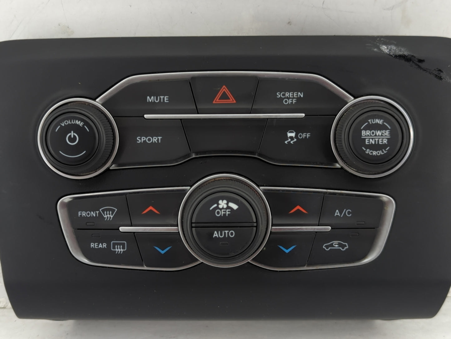 2017-2022 Dodge Charger Climate Control Module Temperature AC/Heater Replacement P/N:P68293618AC 75080826 Fits OEM Used Auto