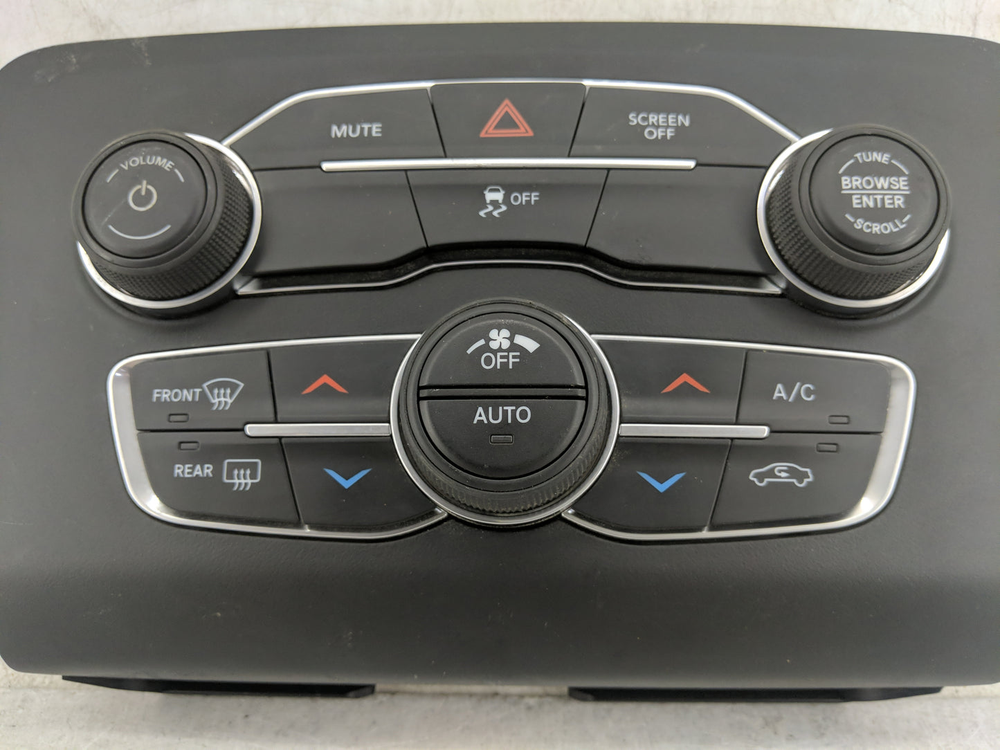 2017-2021 Dodge Charger Climate Control Module Temperature AC/Heater Replacement P/N:P68293617AC 73891083 Fits OEM Used Auto