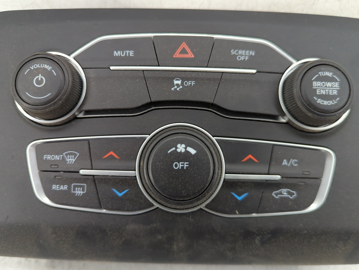 2017-2021 Dodge Charger Climate Control Module Temperature AC/Heater Replacement P/N:68293614AC Fits Fits 2017 2018 2019 202