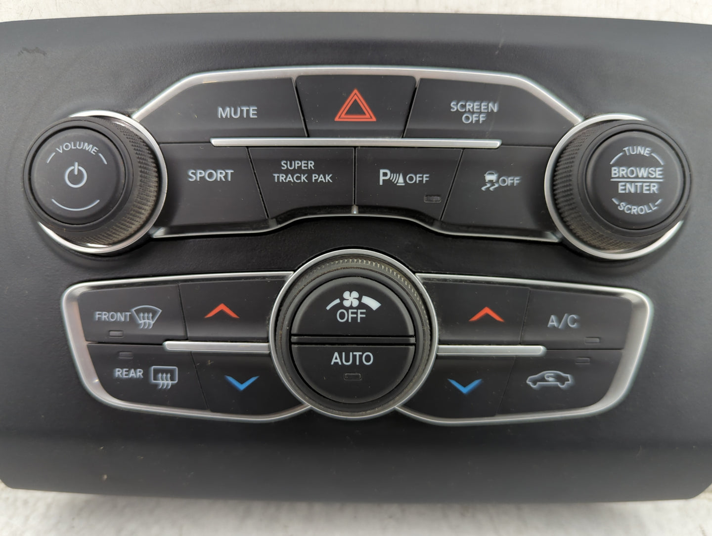 2017-2022 Dodge Charger Climate Control Module Temperature AC/Heater Replacement P/N:P68293624AD Fits OEM Used Auto Parts - 