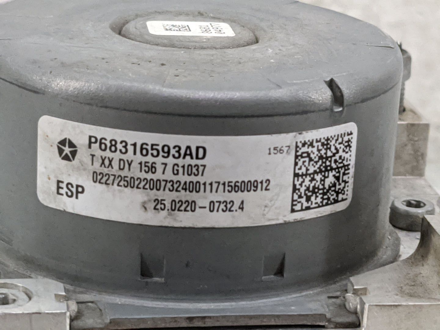 2015-2022 Dodge Charger ABS Pump Control Module Replacement P/N:P68316593AD 51752600BA5 Fits OEM Used Auto Parts - Oemusedau