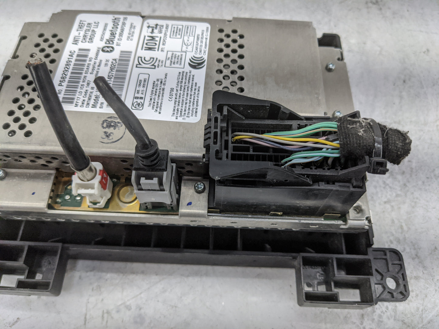 2017 Dodge Charger Radio AM FM Cd Player Receiver Replacement P/N:P68292891AC Y7OVP2, 7812H-VP2, VP2, A2C7547360300 Fits OEM