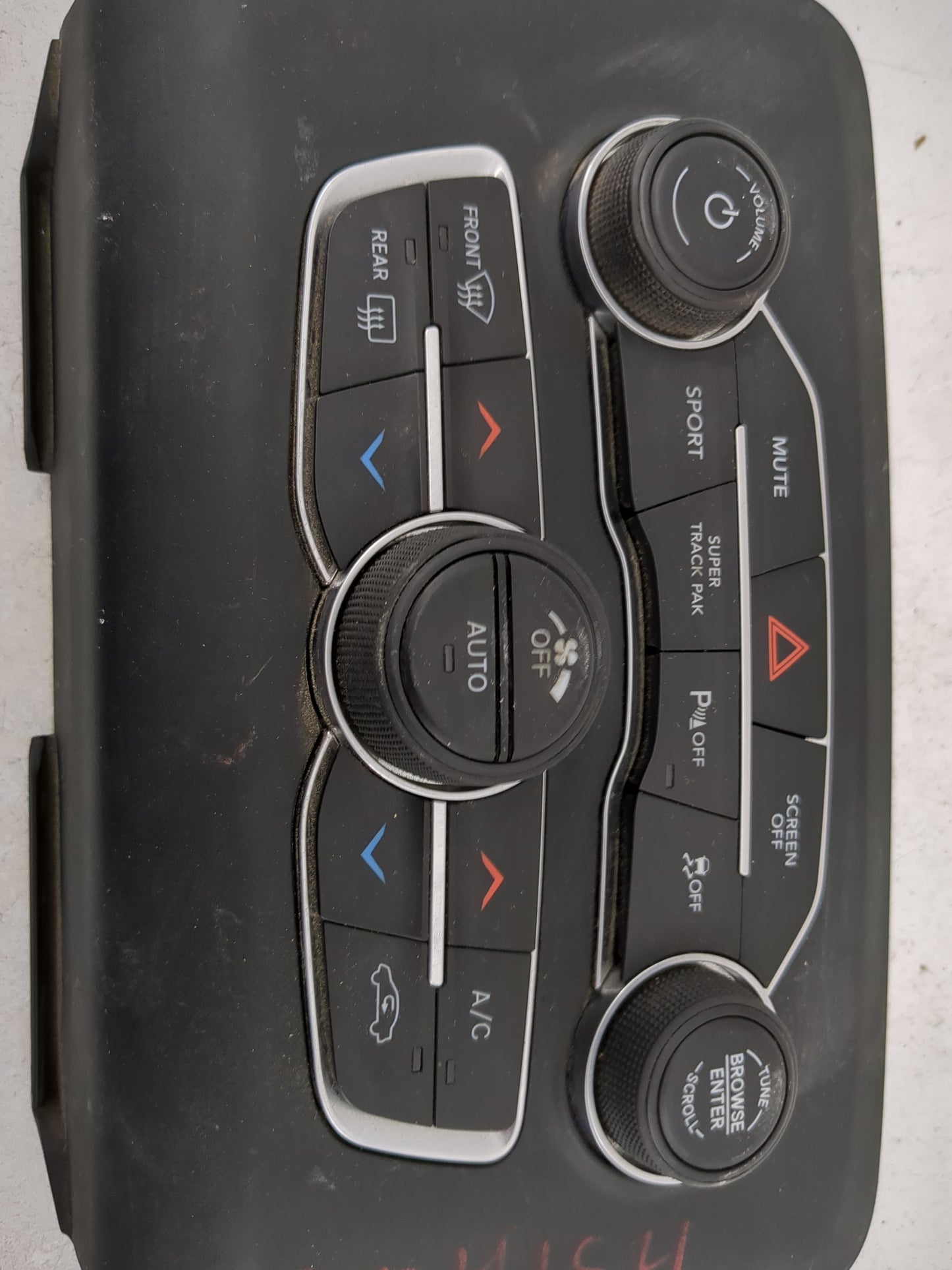 2017-2022 Dodge Charger Climate Control Module Temperature AC/Heater Replacement P/N:P68293624AD 91840515 Fits OEM Used Auto