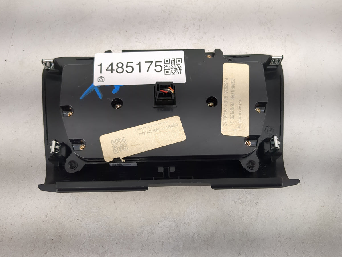 2017 Dodge Charger Climate Control Module Temperature AC/Heater Replacement P/N:P68293616AC Fits OEM Used Auto Parts - Oemus