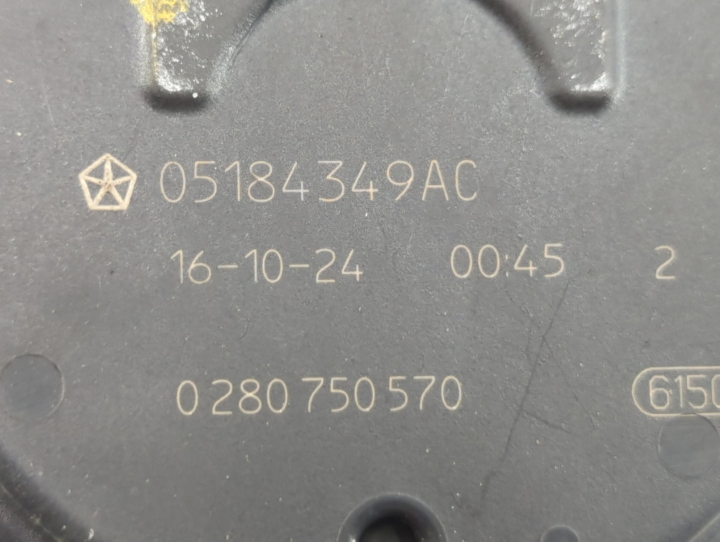 2011-2022 Dodge Charger Throttle Body P/N:05184349AE 05184349AC Fits OEM Used Auto Parts - Oemusedautoparts1.com