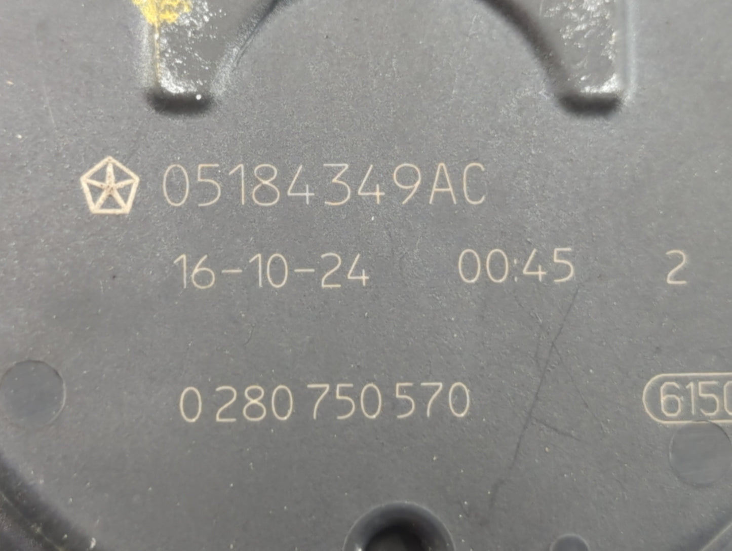 2011-2022 Dodge Charger Throttle Body P/N:05184349AE 05184349AC Fits OEM Used Auto Parts - Oemusedautoparts1.com