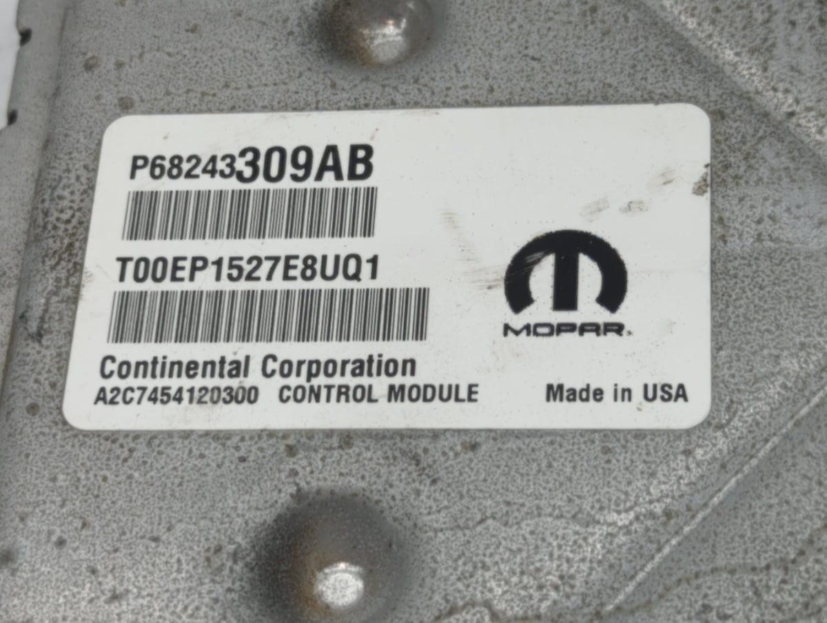 2016-2017 Dodge Charger PCM Engine Control Computer ECU ECM PCU OEM P/N:P68243309AA P68243309AB, P68317751AD Fits 2016 2017 