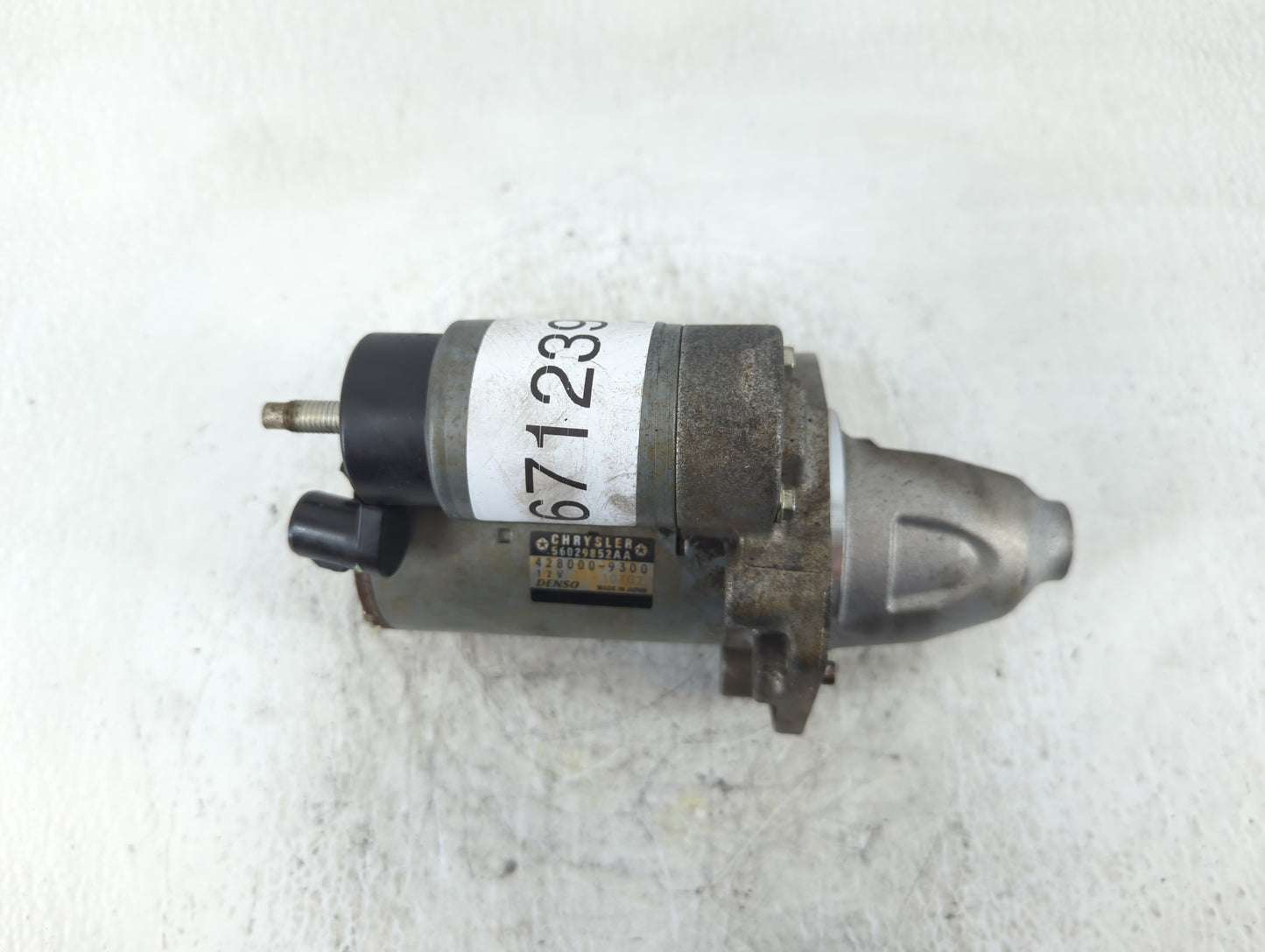 2017 Dodge Charger Car Starter Motor Solenoid OEM P/N:428000-9300 Fits OEM Used Auto Parts - Oemusedautoparts1.com
