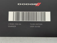 2017 Dodge Charger Owners Manual Book Guide P/N:17D481-926-AA OEM Used Auto Parts - Oemusedautoparts1.com