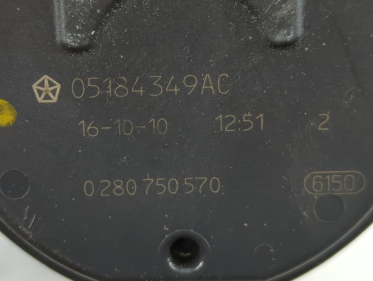 2011-2022 Dodge Charger Throttle Body P/N:0 280 750 570 05184349AC Fits OEM Used Auto Parts - Oemusedautoparts1.com