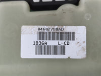 2006-2010 Dodge Charger Master Power Window Switch Replacement Driver Side Left P/N:04602780AD Fits OEM Used Auto Parts - Oe