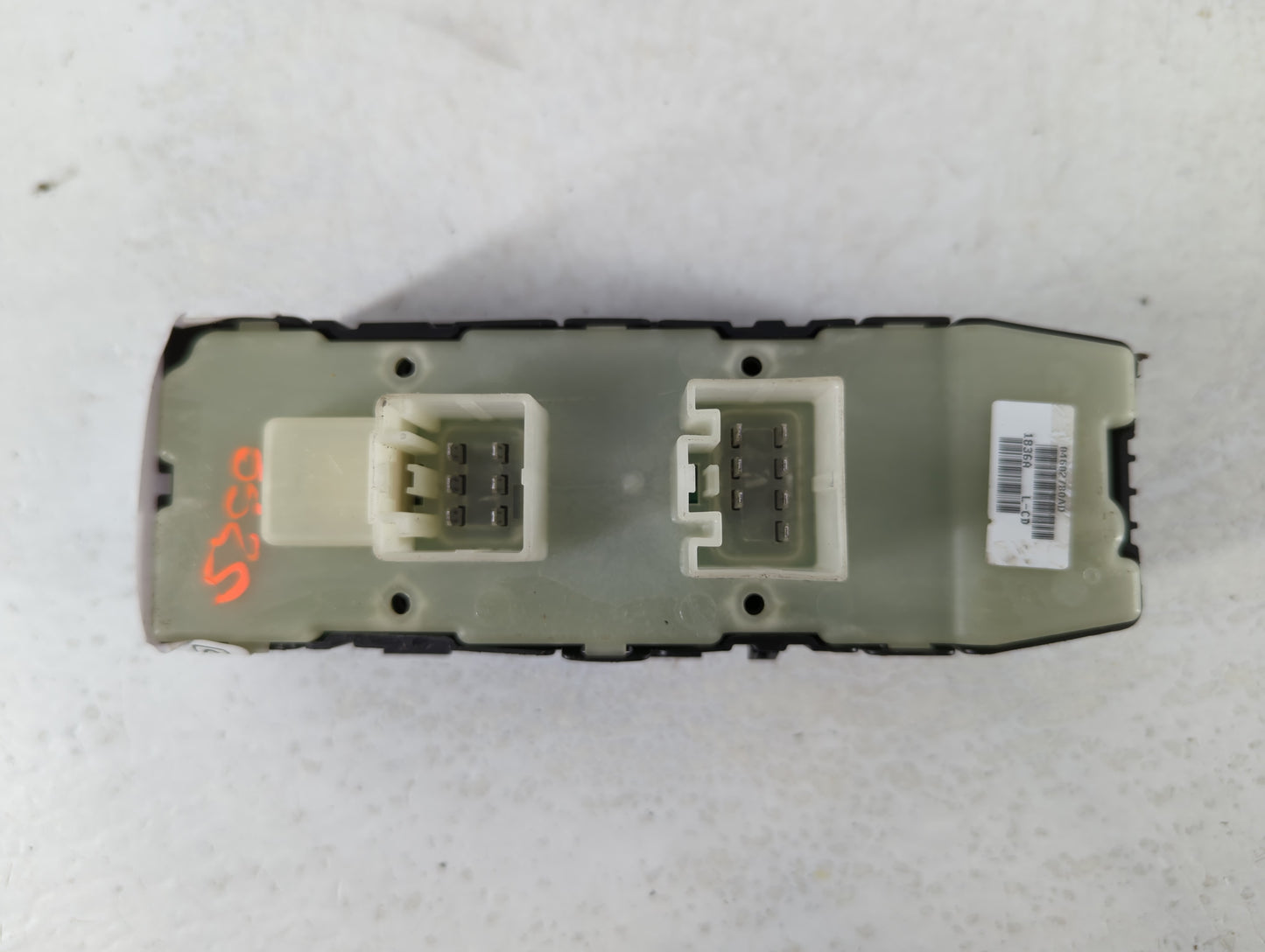 2006-2010 Dodge Charger Master Power Window Switch Replacement Driver Side Left P/N:04602780AD Fits OEM Used Auto Parts - Oe