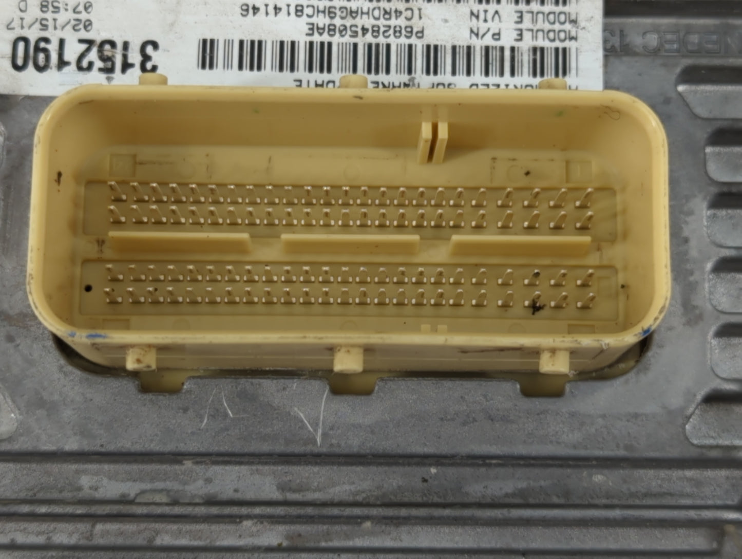 2016-2017 Dodge Durango PCM Engine Control Computer ECU ECM PCU OEM P/N:P68284508AE Fits Fits 2016 2017 OEM Used Auto Parts 