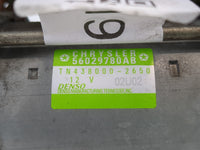 2016-2020 Dodge Durango Car Starter Motor Solenoid OEM P/N:56029780AB Fits Fits 2016 2017 2018 2019 2020 2021 2022 OEM Used 