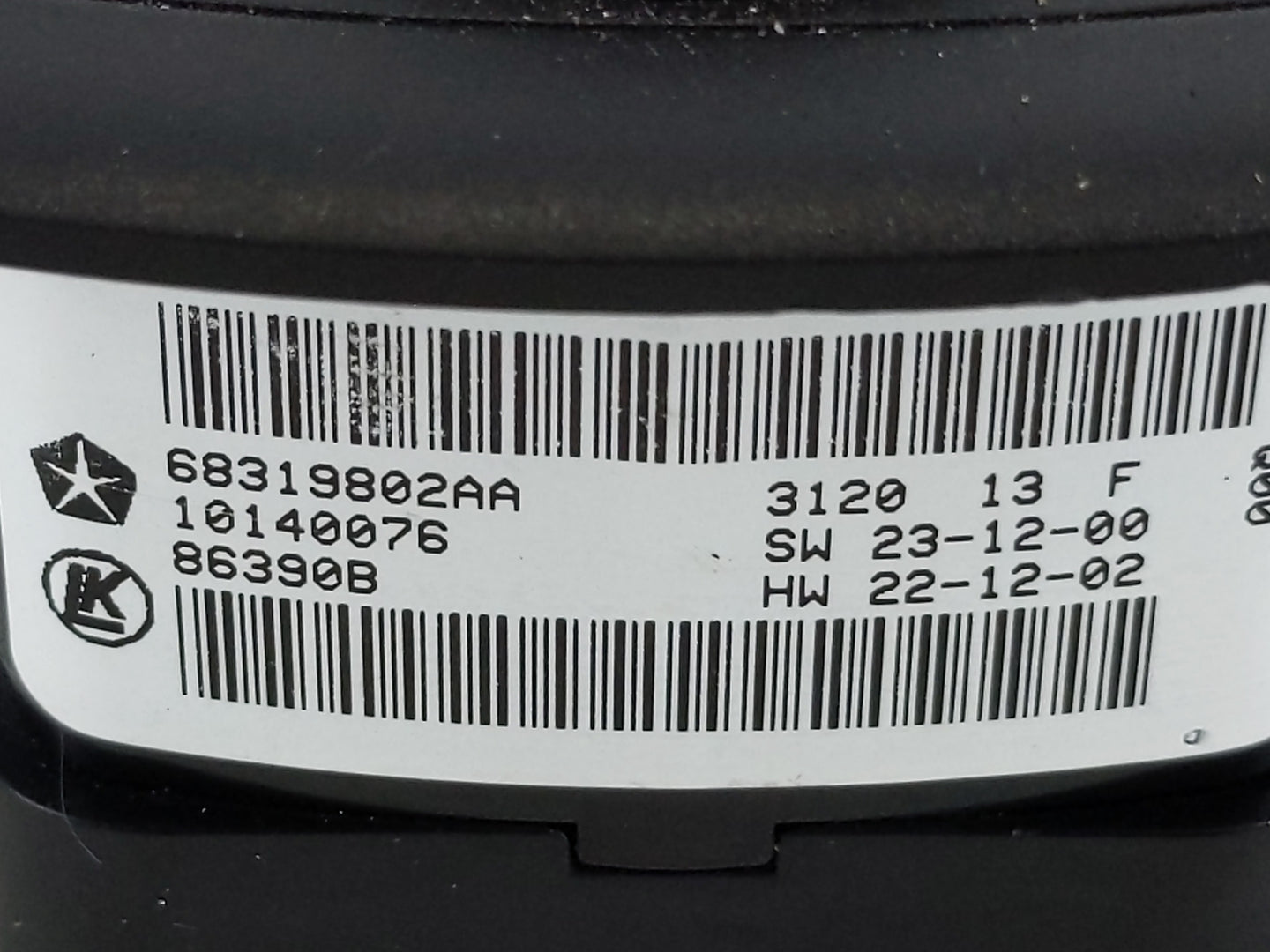 2016-2021 Dodge Durango Master Power Window Switch Replacement Driver Side Left P/N:68319802AA Fits OEM Used Auto Parts - Oe
