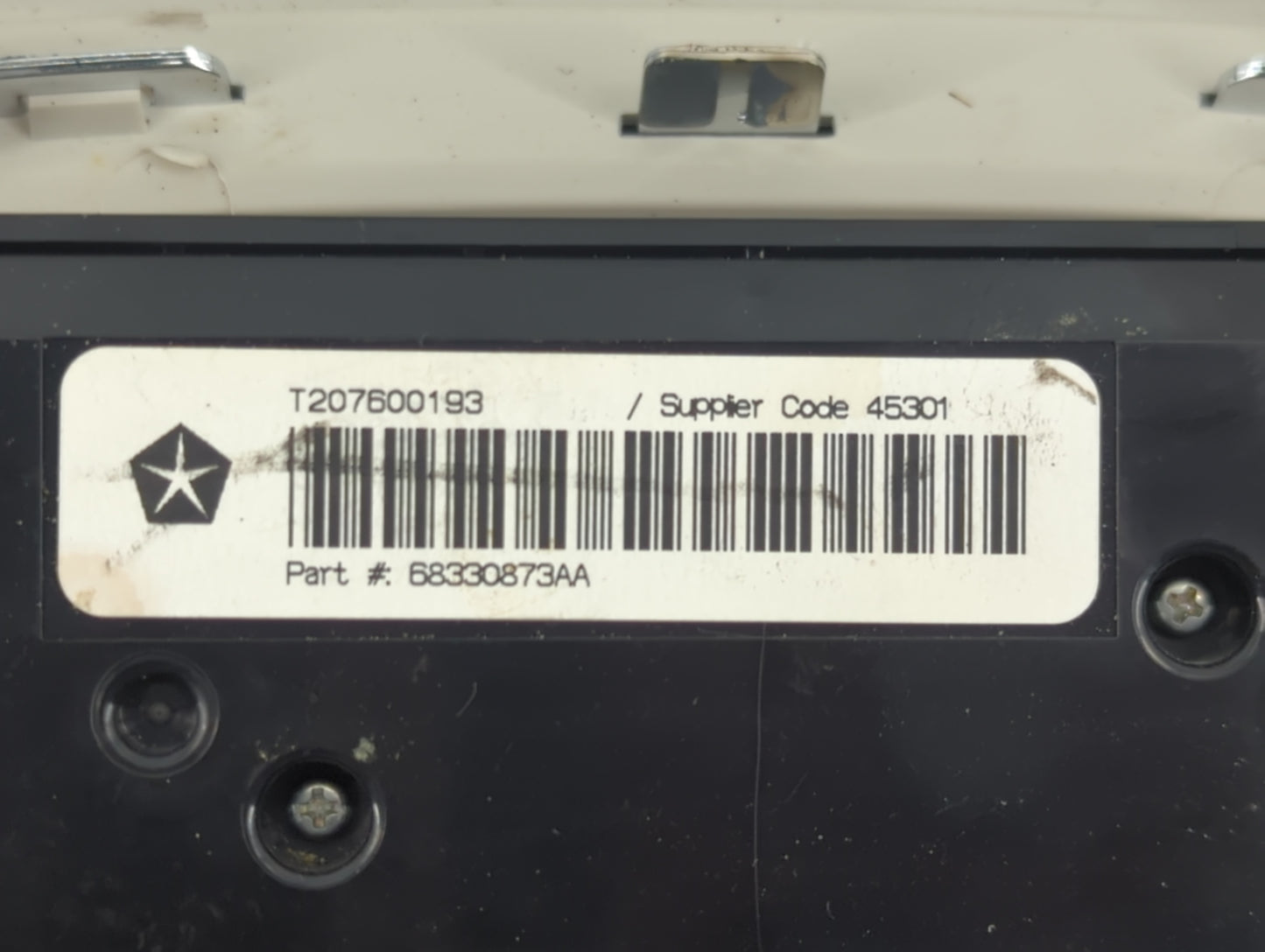 2017 Dodge Durango Climate Control Module Temperature AC/Heater Replacement P/N:68330873AA Fits OEM Used Auto Parts - Oemuse