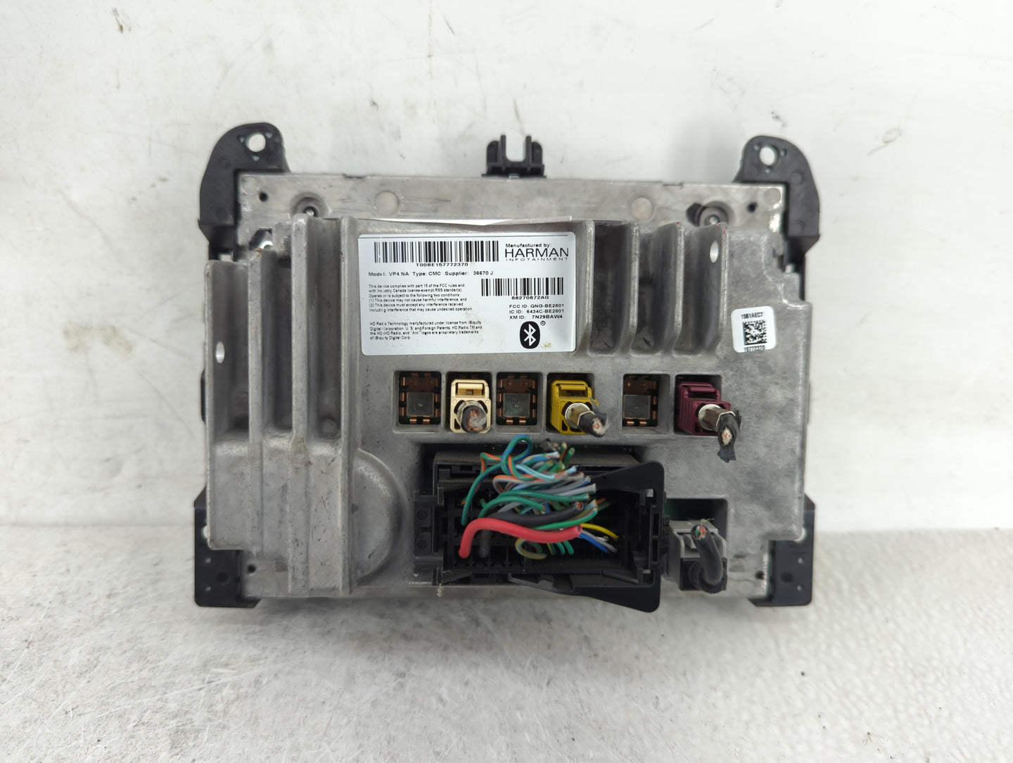 2017 Dodge Durango Radio AM FM Cd Player Receiver Replacement P/N:68270672AG Fits OEM Used Auto Parts - Oemusedautoparts1.co