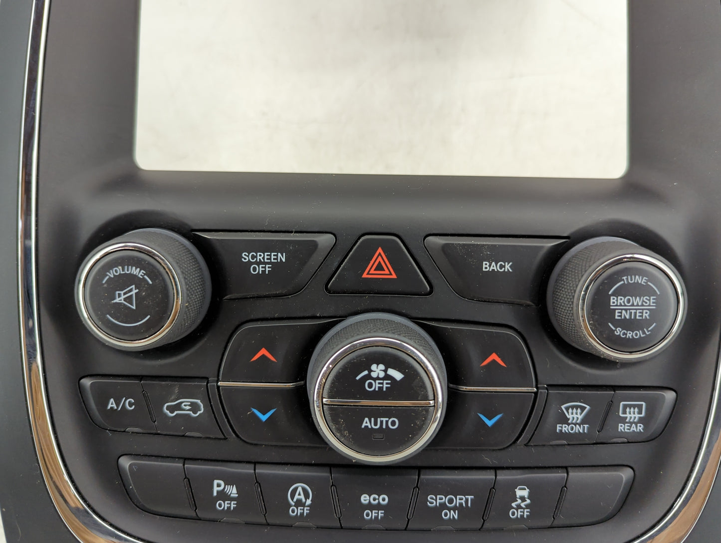 2016-2017 Dodge Durango Climate Control Module Temperature AC/Heater Replacement P/N:68253735AH Fits Fits 2016 2017 OEM Used
