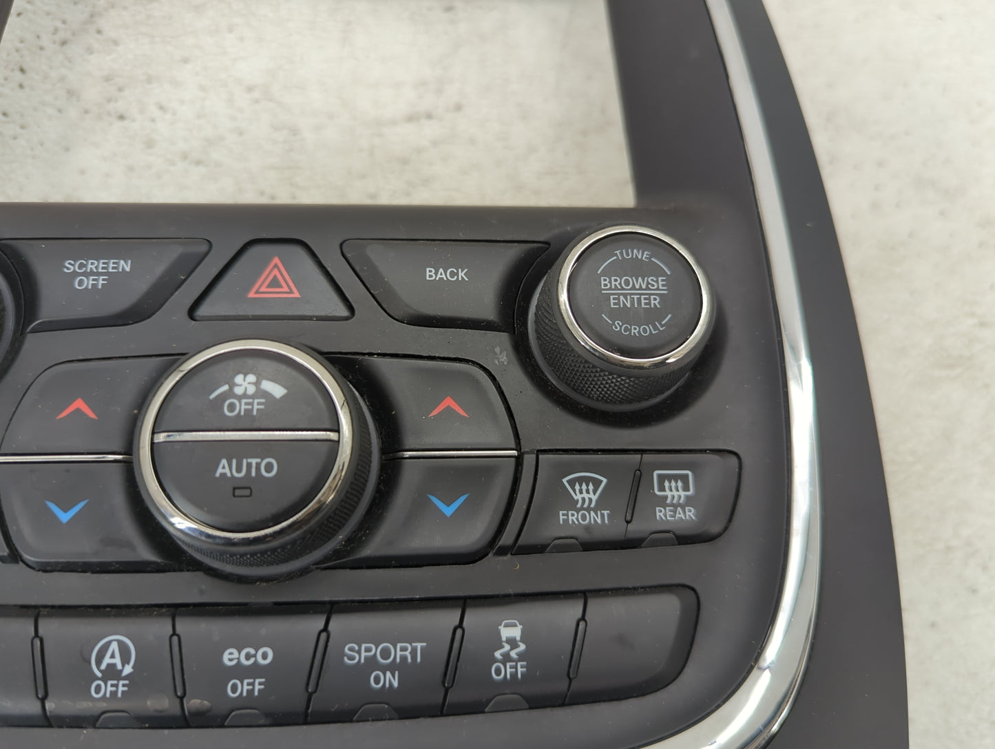 2016-2017 Dodge Durango Climate Control Module Temperature AC/Heater Replacement P/N:P68253735AH Fits Fits 2016 2017 OEM Use