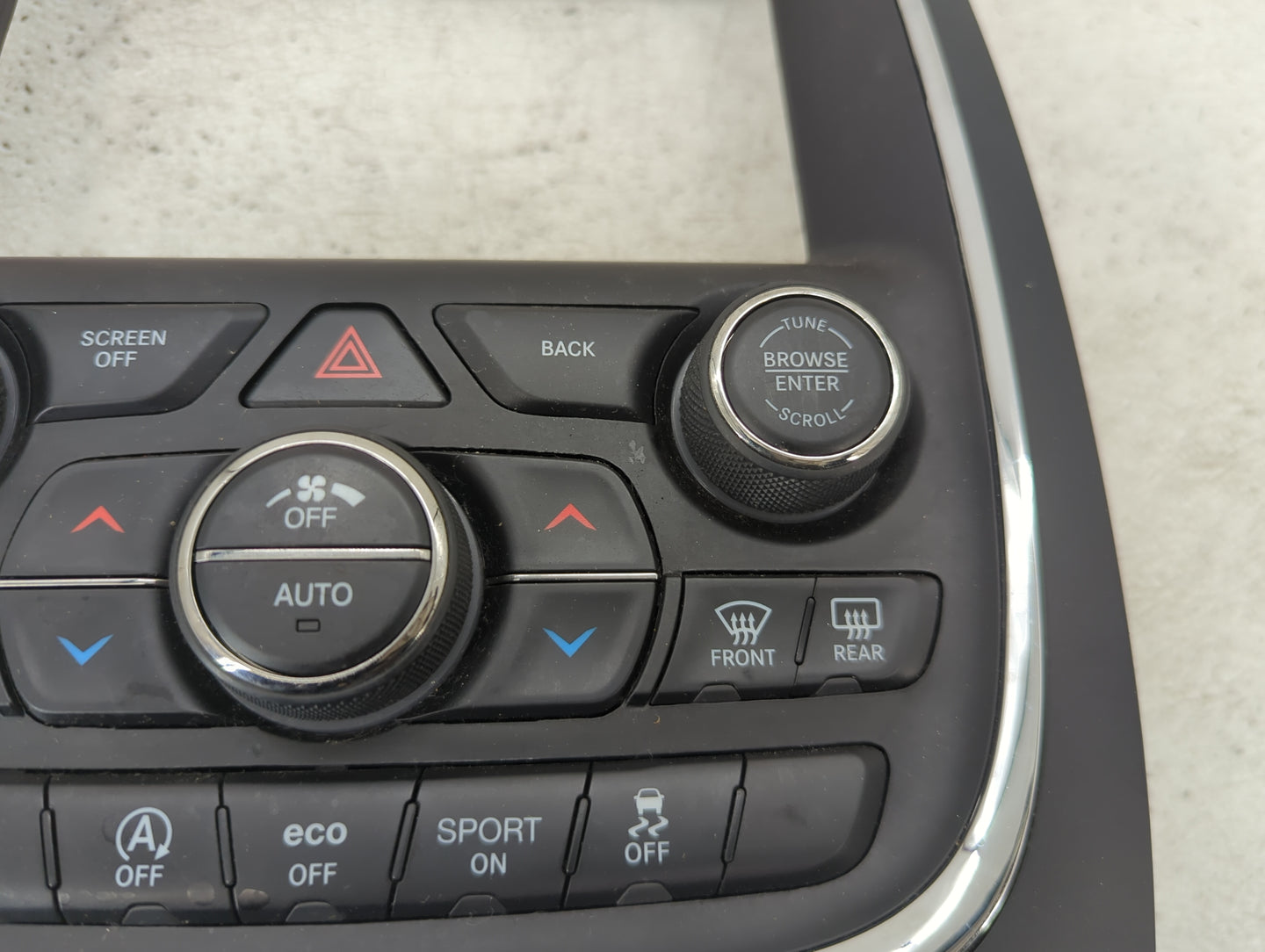 2016-2017 Dodge Durango Climate Control Module Temperature AC/Heater Replacement P/N:P68253735AH Fits Fits 2016 2017 OEM Use