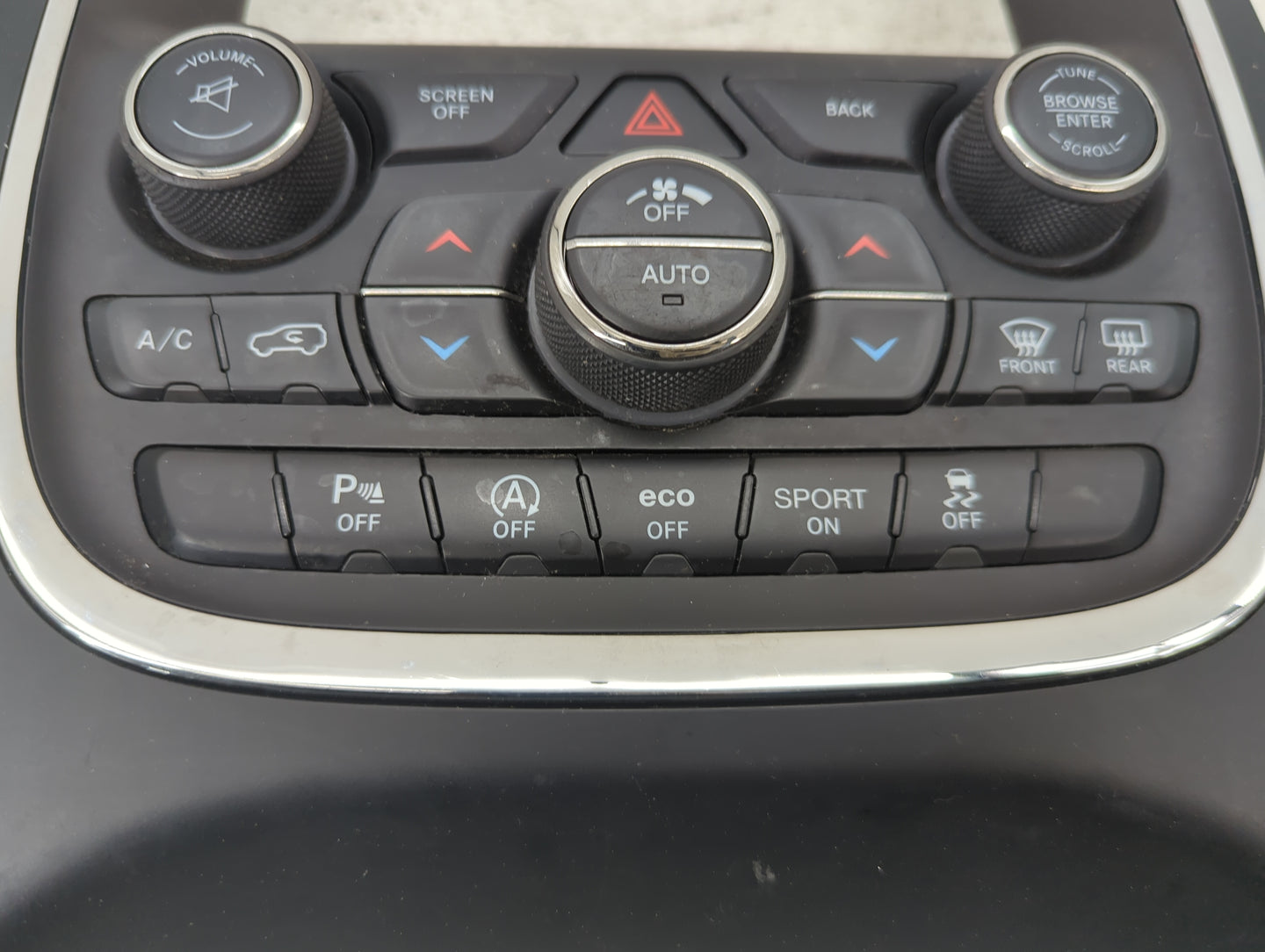 2016-2017 Dodge Durango Climate Control Module Temperature AC/Heater Replacement P/N:P68253735AH Fits Fits 2016 2017 OEM Use