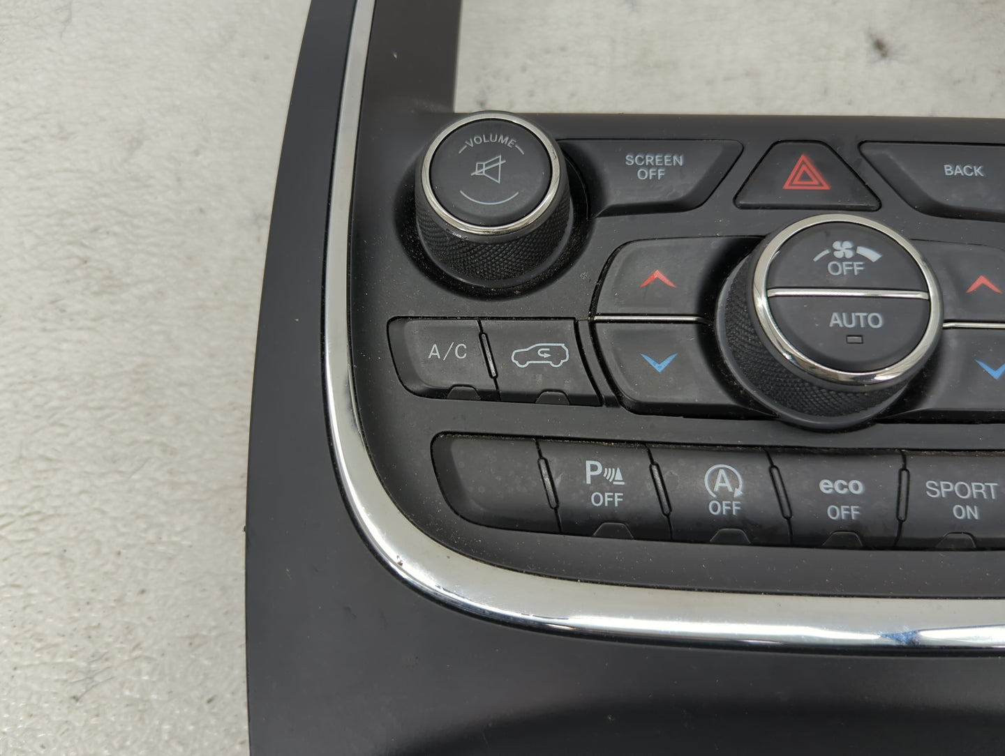 2016-2017 Dodge Durango Climate Control Module Temperature AC/Heater Replacement P/N:68253735AI Fits Fits 2016 2017 OEM Used