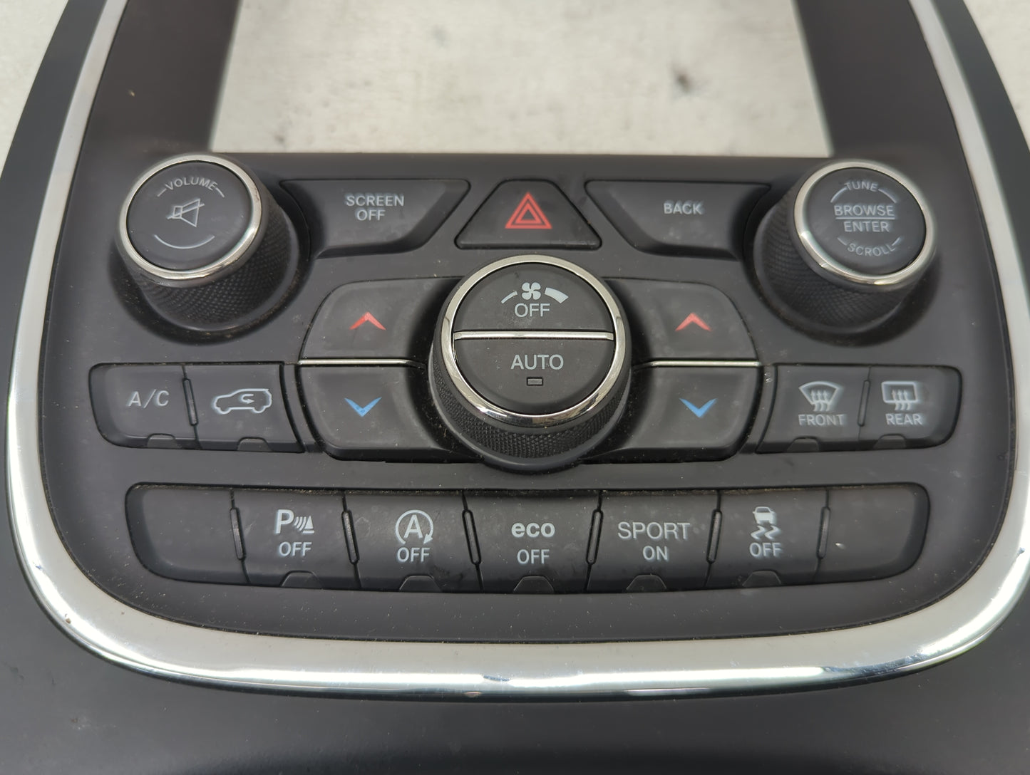 2016-2017 Dodge Durango Climate Control Module Temperature AC/Heater Replacement P/N:68253735AI Fits Fits 2016 2017 OEM Used