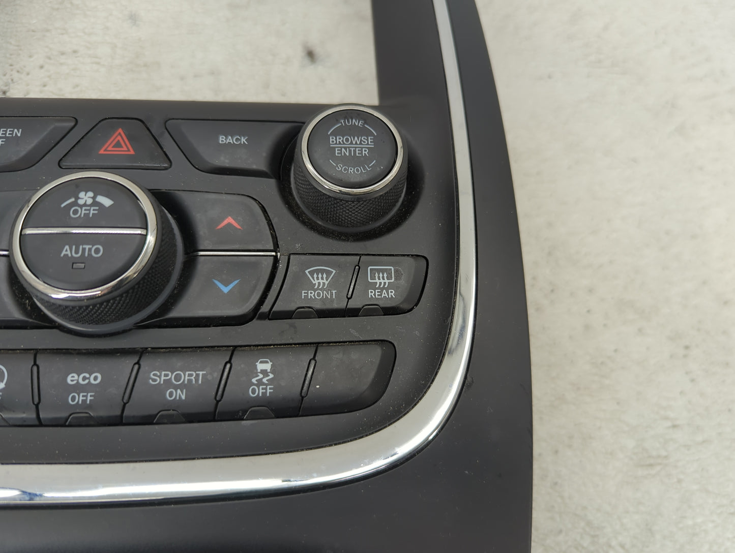 2016-2017 Dodge Durango Climate Control Module Temperature AC/Heater Replacement P/N:68253735AI Fits Fits 2016 2017 OEM Used