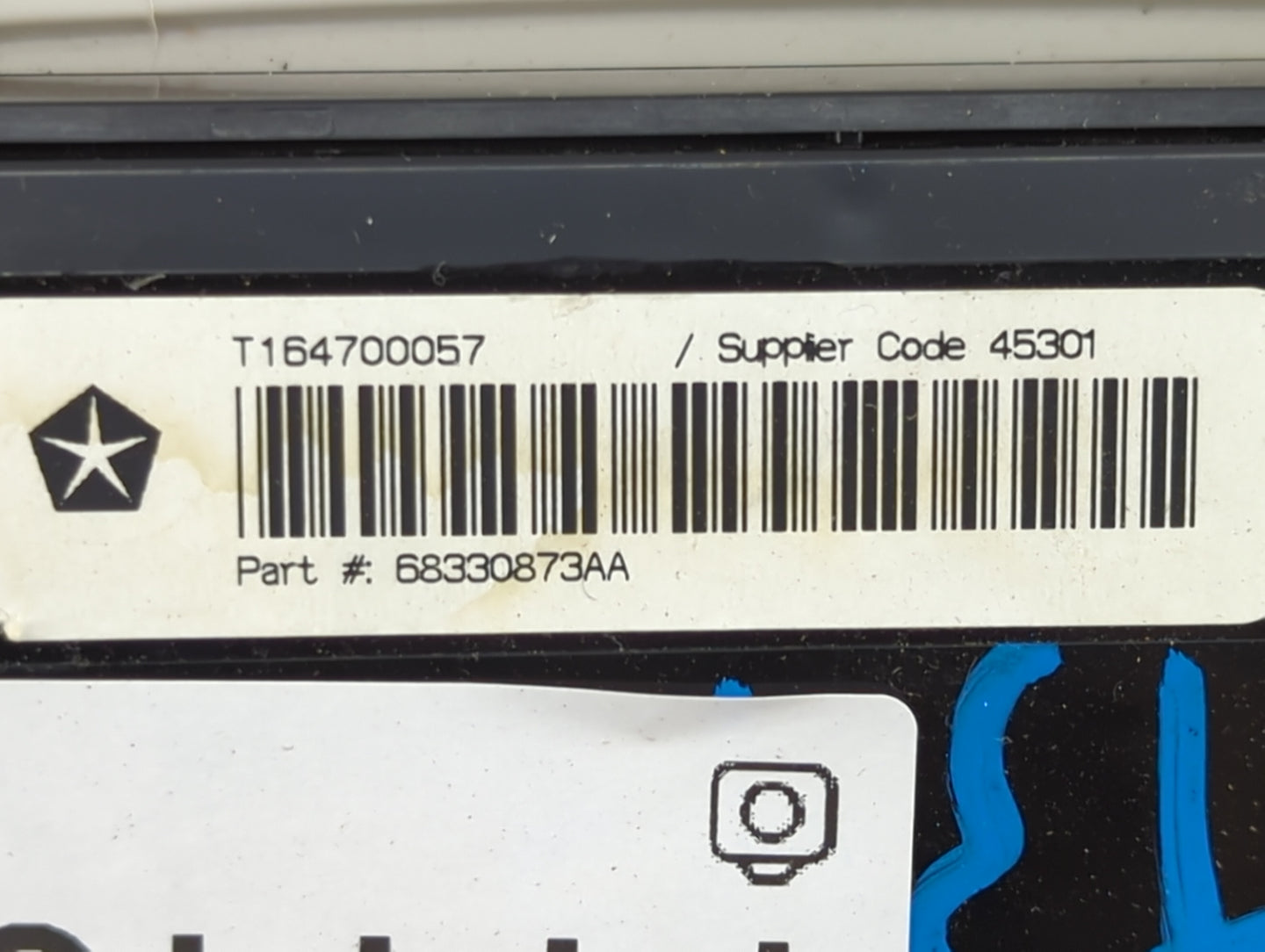 2017 Dodge Durango Climate Control Module Temperature AC/Heater Replacement P/N:68330873AA T164700057 Fits OEM Used Auto Par