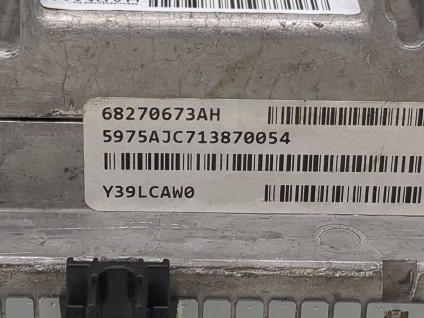 2017 Dodge Durango Radio AM FM Cd Player Receiver Replacement P/N:68270673AH 5975AJC713870054, Y39LCAW0 Fits OEM Used Auto P