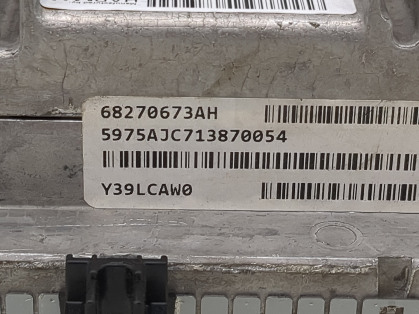 2017 Dodge Durango Radio AM FM Cd Player Receiver Replacement P/N:68270673AH 5975AJC713870054, Y39LCAW0 Fits OEM Used Auto P