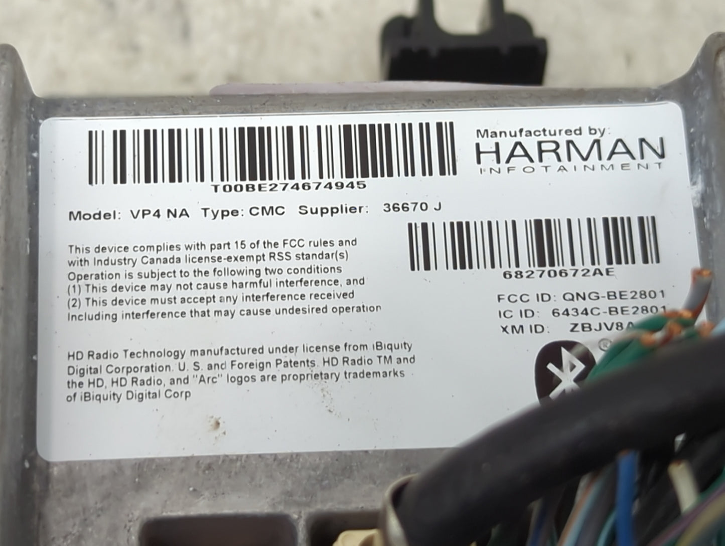 2017 Dodge Durango Information Display Screen 1492857 - Oemusedautoparts1.com