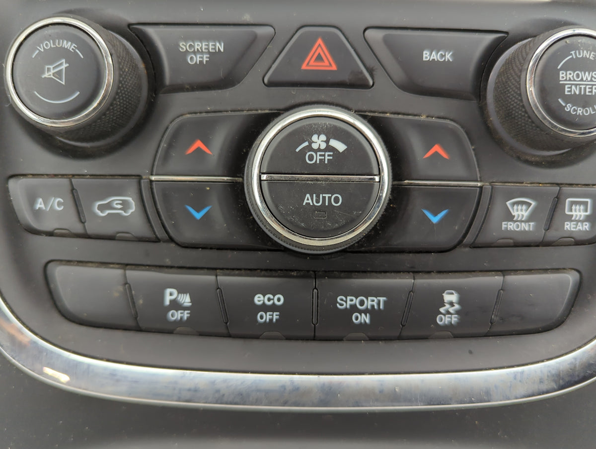 2016-2017 Dodge Durango Climate Control Module Temperature AC/Heater Replacement P/N:68253730AH P68253730AH Fits Fits 2016 2