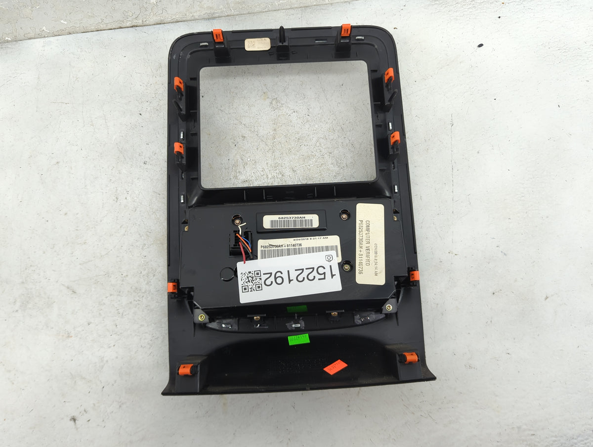 2016-2017 Dodge Durango Climate Control Module Temperature AC/Heater Replacement P/N:68253730AH P68253730AH Fits Fits 2016 2